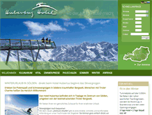 Tablet Screenshot of hubertus-soelden.com